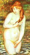 Young Woman Bathing
